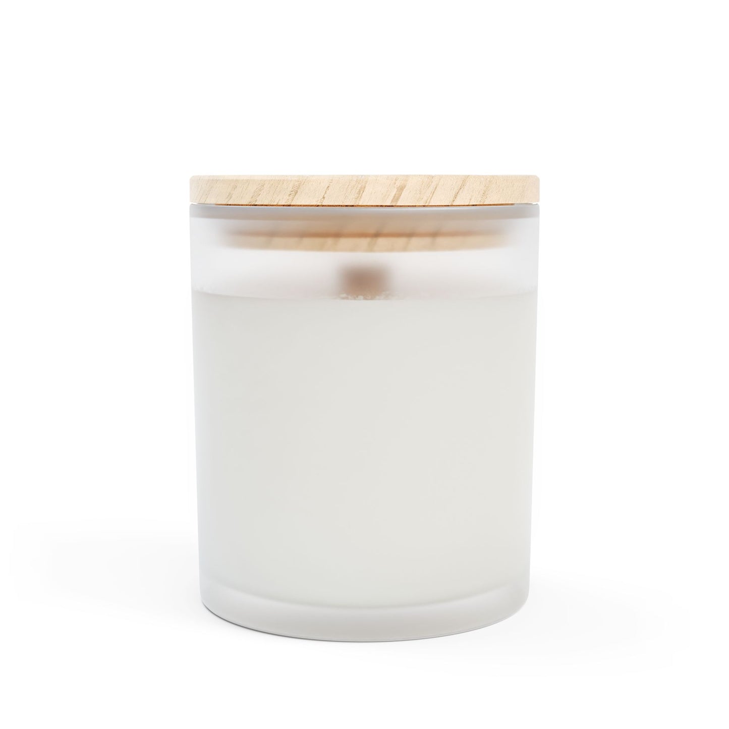 Feather Me Crazy 11oz Frosted Glass Candle - Elegant Home Decor for Relaxation & Gifts