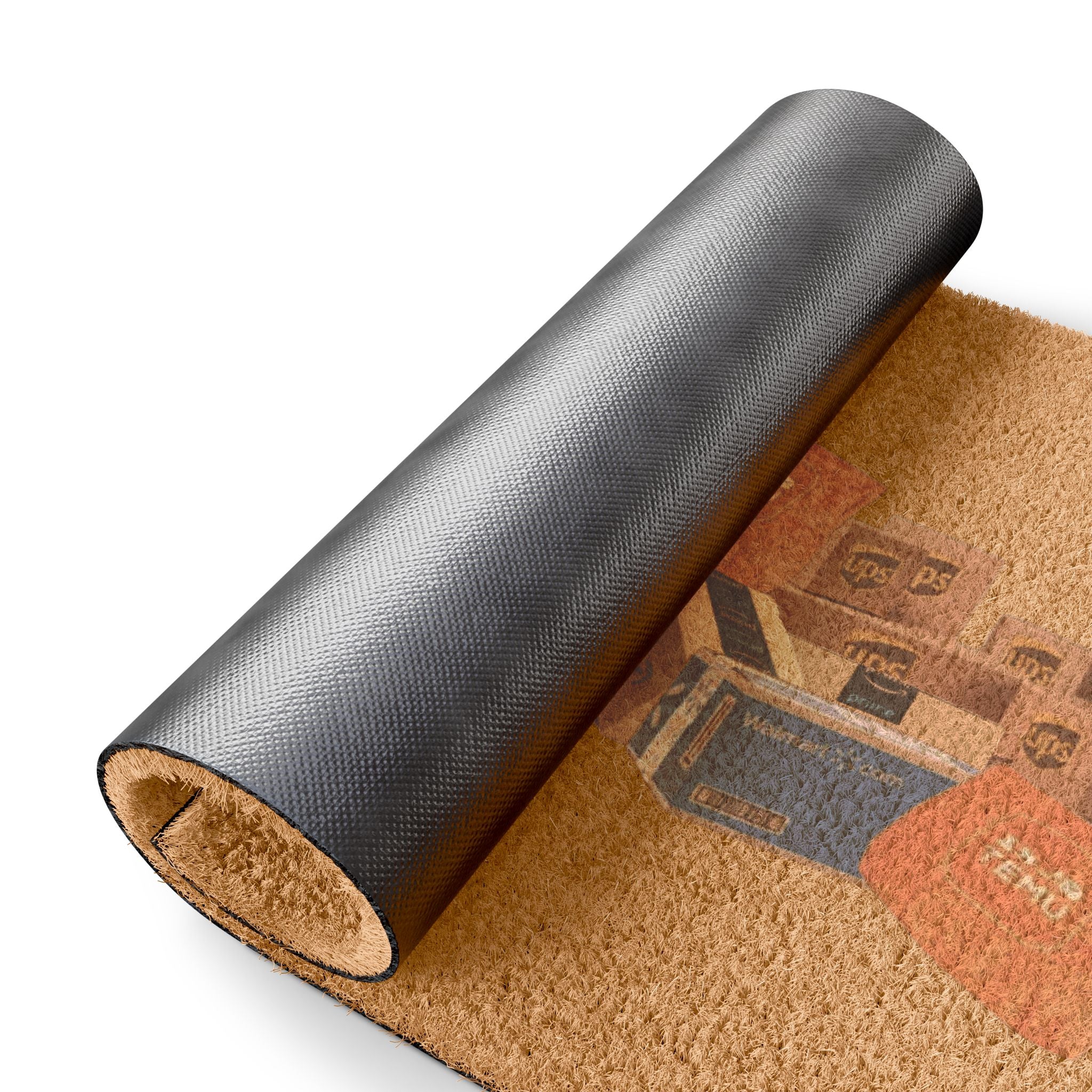 Doormat — “Pssst! Hide the packages from my husband!!!” Funny Package Delivery Welcome Mat