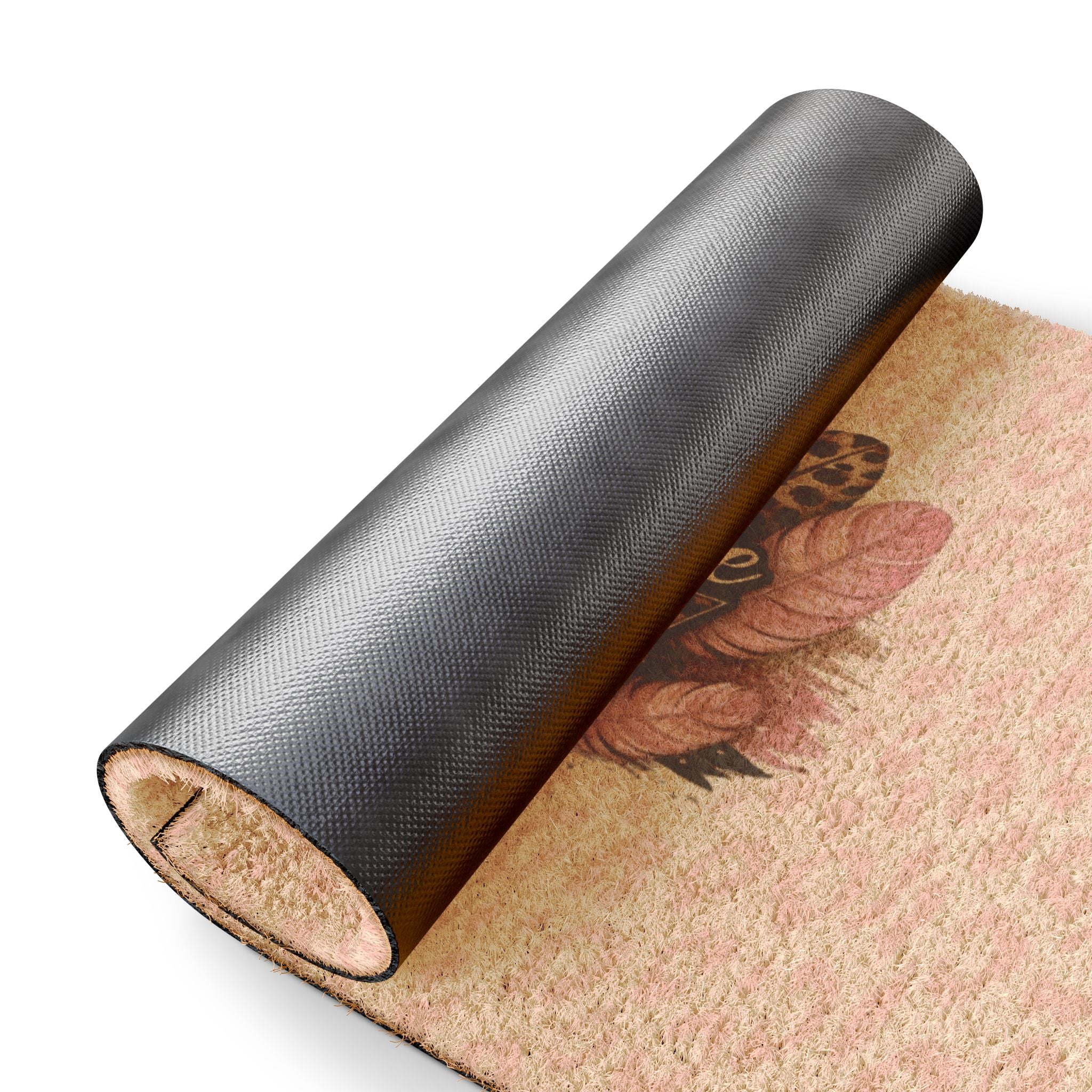 Feather Me Boutique Leopard Feather Doormat