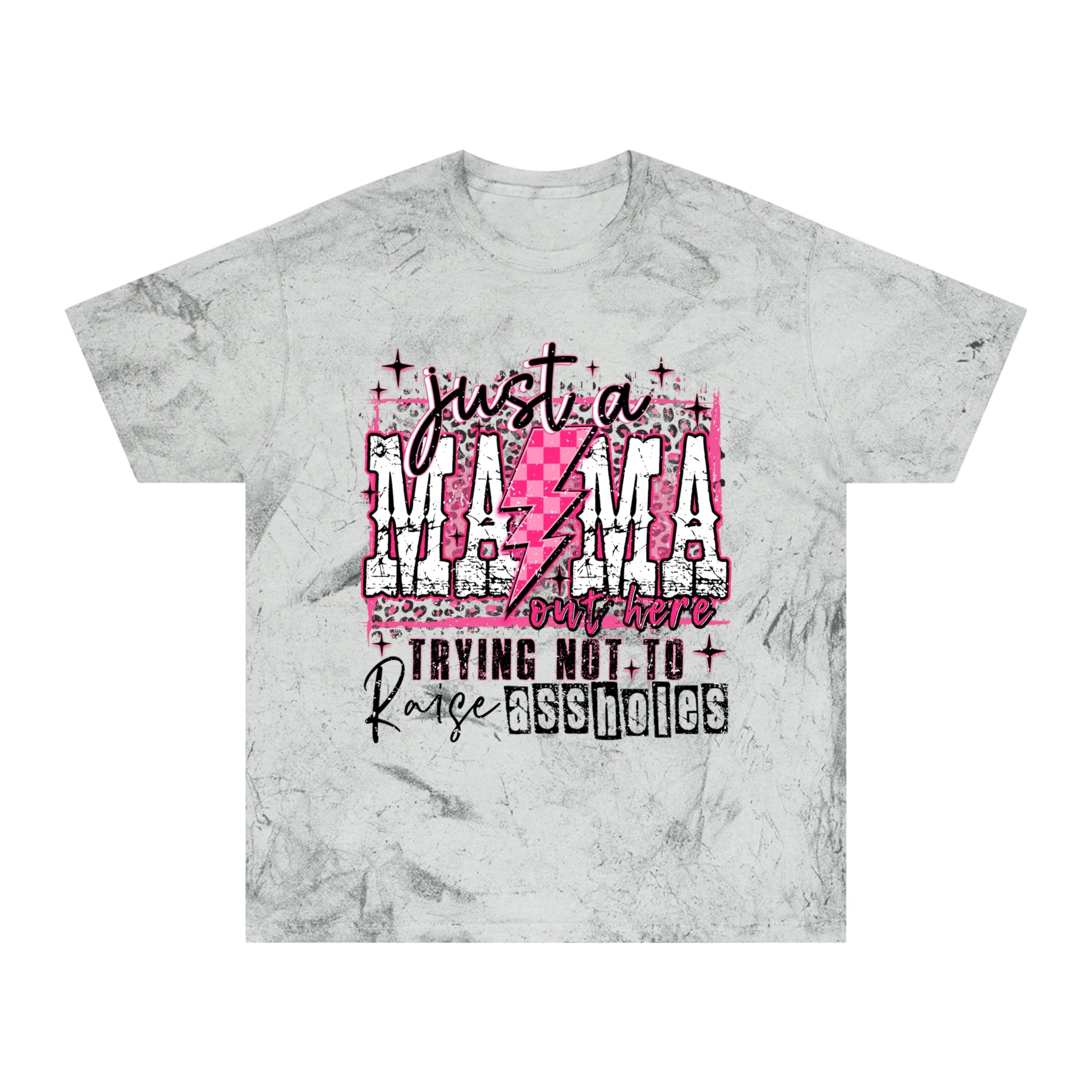 "Just a Mama Trying Not to Raise Assholes"  Graphic Tee